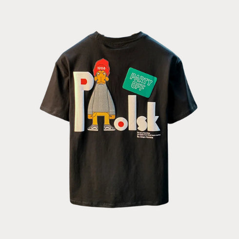 Premium Men's Printed T-Shirt – Loose Fit Half Sleeve Tee, Comfortable & Trendy Everyday Style
